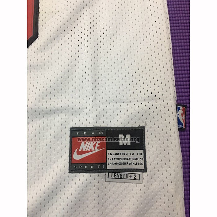Camiseta Chicago Bulls Michael Jordan NO 23 Retro Blanco